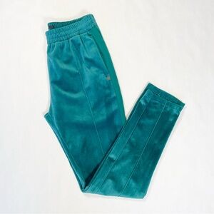 Scotch & Soda Emerald Green Velour Ankle Sweatpants